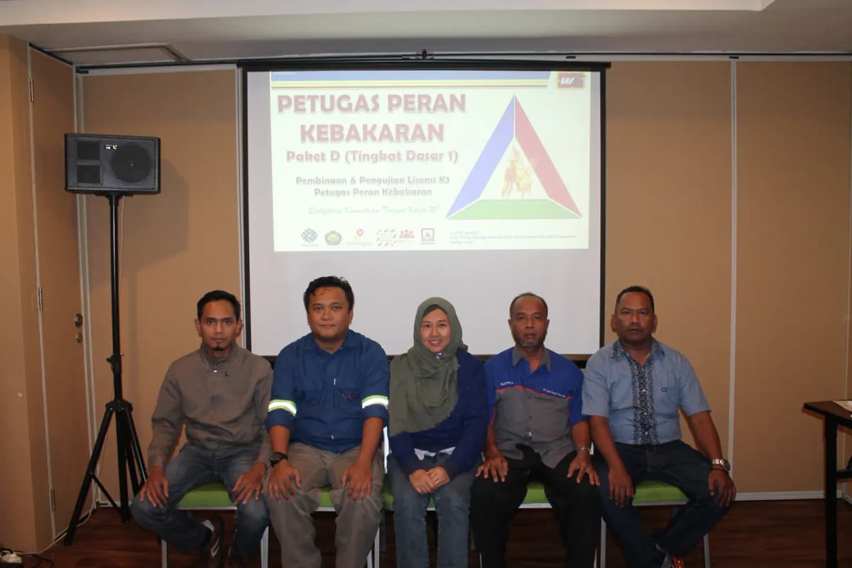 Dokumentasi tempat pelatihan K3 kegiatan 2