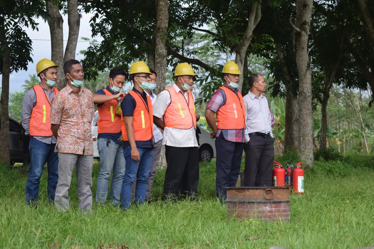 Dokumentasi tempat pelatihan K3 kegiatan 6
